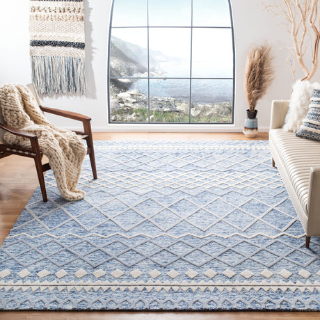 Safavieh Glamour Glm634M Blue/Ivory Rugs - Safavieh - glm634m - 4