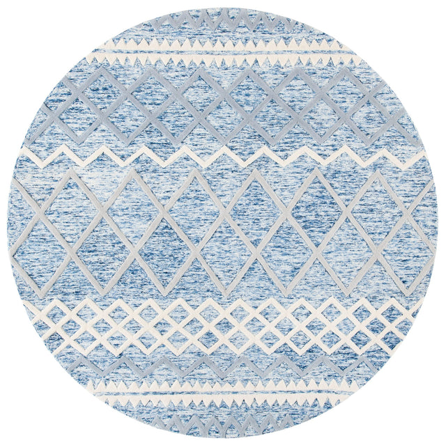Safavieh Glamour Glm634M Blue/Ivory Rugs - Safavieh - glm634m - 6r