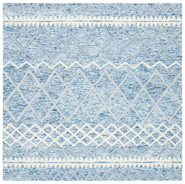 Safavieh Glamour Glm634M Blue/Ivory Rugs - Safavieh - glm634m - 6sq