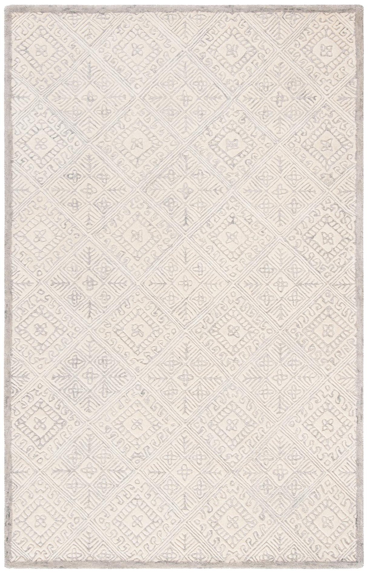 Safavieh Glamour Glm660F Grey/Ivory Rugs - Safavieh - glm660f - 4