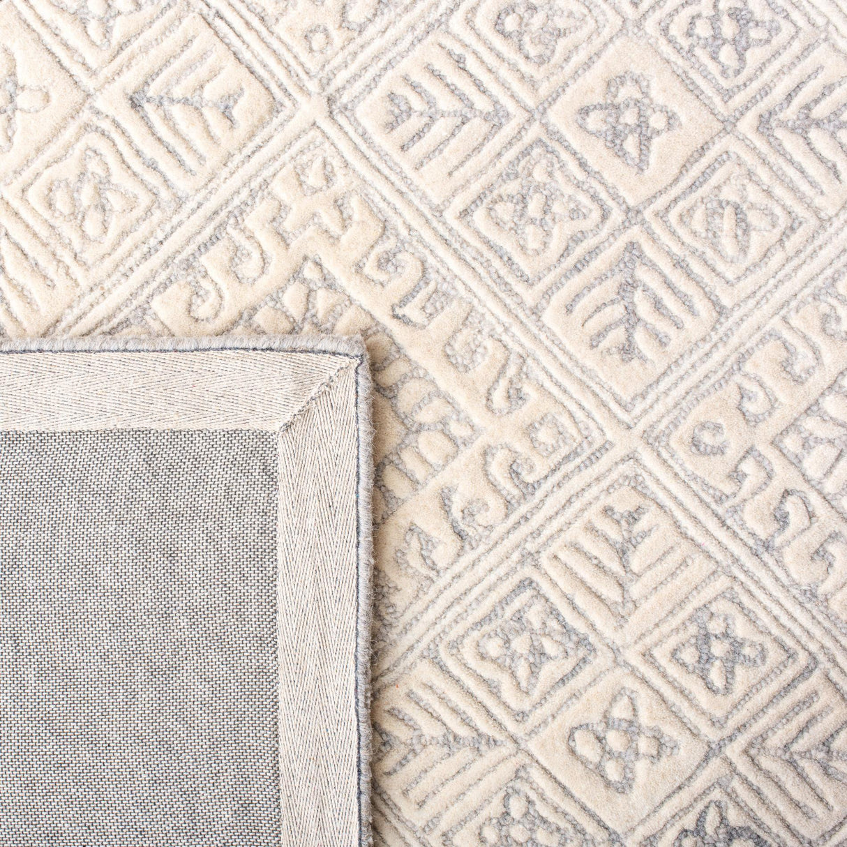 Safavieh Glamour Glm660F Grey/Ivory Rugs - Safavieh - glm660f - 6r