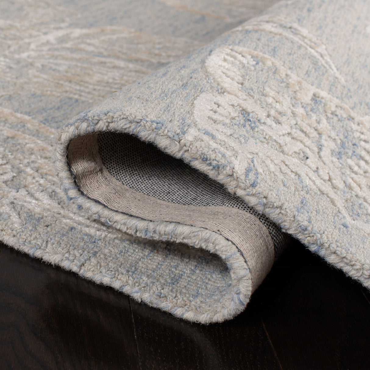 Safavieh Glamour Glm661M Light Blue/Ivory Rugs - Safavieh - glm661m - 4