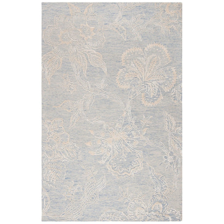 Safavieh Glamour Glm661M Light Blue/Ivory Rugs - Safavieh - glm661m - 4