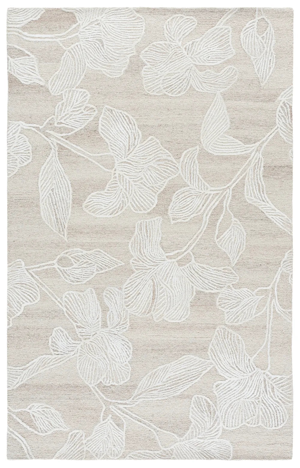 Safavieh Glamour 5'-0" x 8'-0" Rug in Beige / Ivory