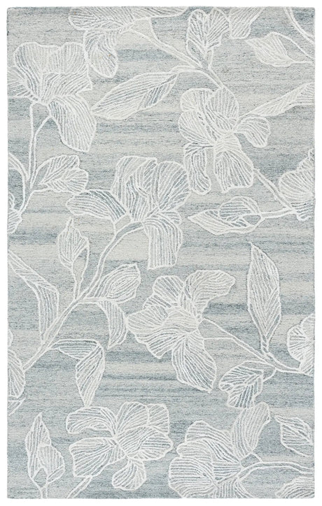 Safavieh Glamour 5'-0" x 8'-0" Rug in Silver / Ivory