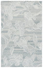 Safavieh Glamour 5'-0" x 8'-0" Rug in Silver / Ivory