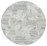 Safavieh Glamour 6'-0" x 6'-0" Rug in Silver / Ivory