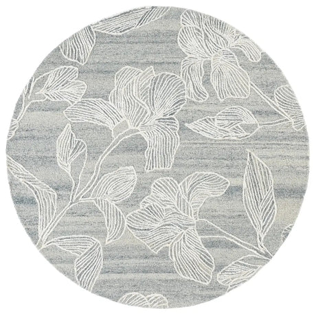 Safavieh Glamour 6'-0" x 6'-0" Rug in Silver / Ivory