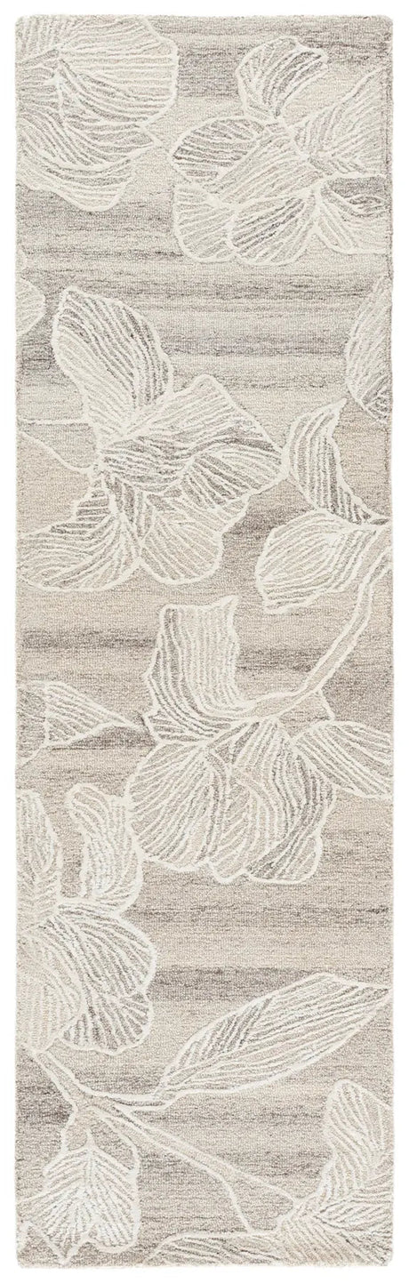 Safavieh Glamour 2'-3" x 8'-0" Rug in Light Brown / Ivory