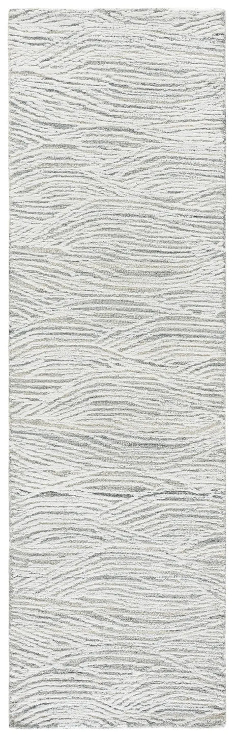 Safavieh Glamour 2'-3" x 8'-0" Rug in Silver / Ivory