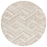 Safavieh Glamour 6'-0" x 6'-0" Rug in Beige / Ivory