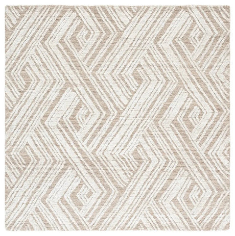 Safavieh Glamour 6'-0" x 6'-0" Rug in Beige / Ivory
