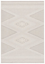 Safavieh Global 600 4'-0" x 6'-0" Rug in Grey / Ivory