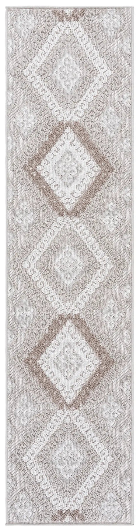 Safavieh Global 600 2'-0" x 8'-0" Rug in Grey / Ivory Taupe