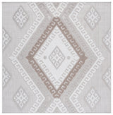 Safavieh Global 600 6'-7" x 6'-7" Rug in Grey / Ivory Taupe
