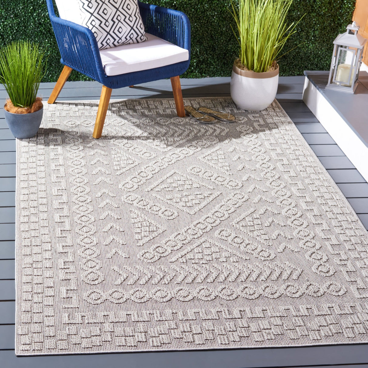 Safavieh Global Glb202F Grey/Ivory Rug - Safavieh - glb202f - 4