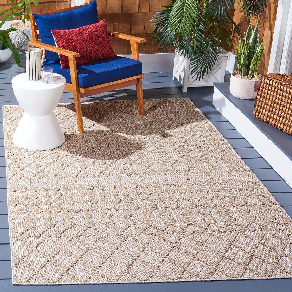 Safavieh Global Glb206B Beige/Brown Rug - Safavieh - glb206b - 4