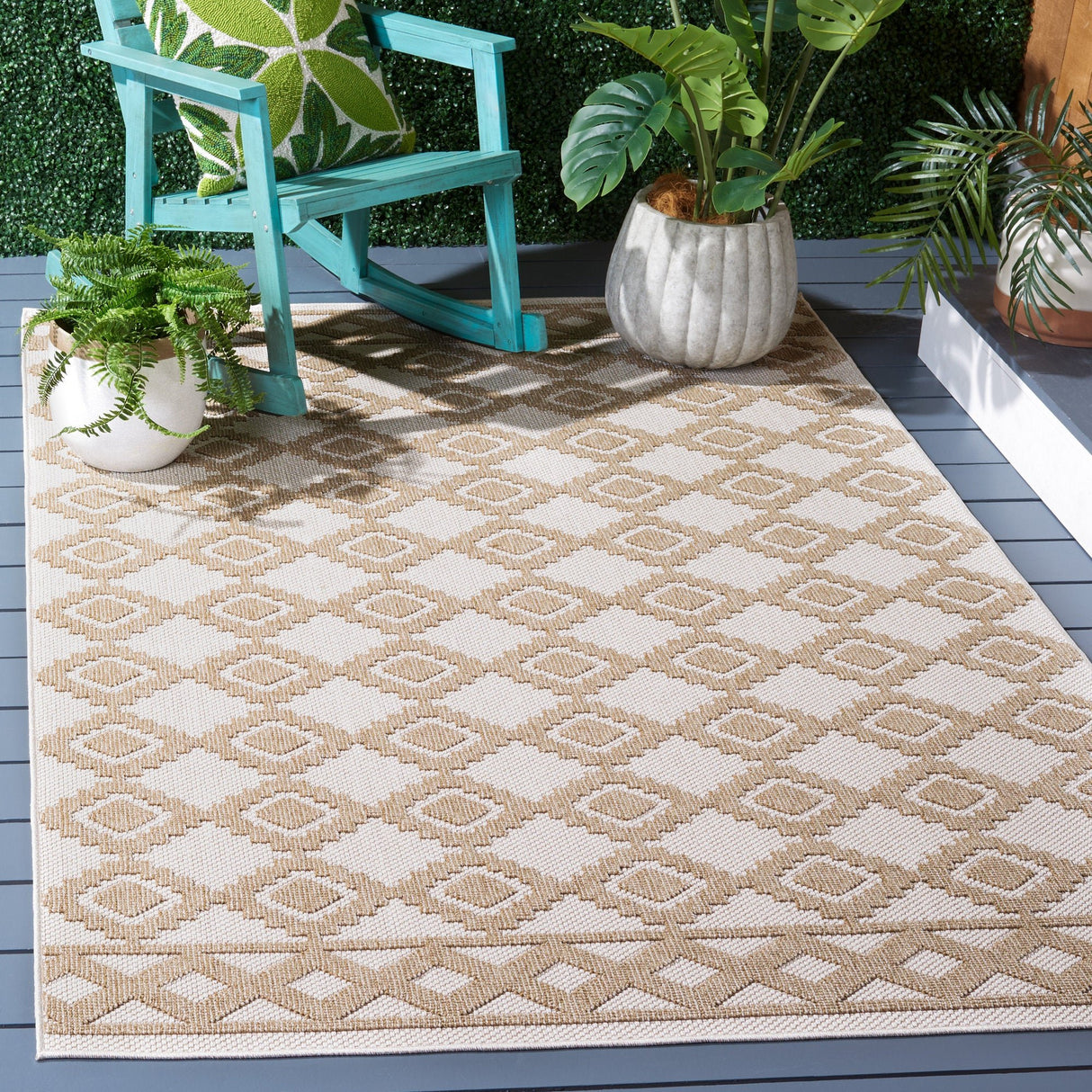 Safavieh Global Glb208C Beige/Brown Rug - Safavieh - glb208c - 4