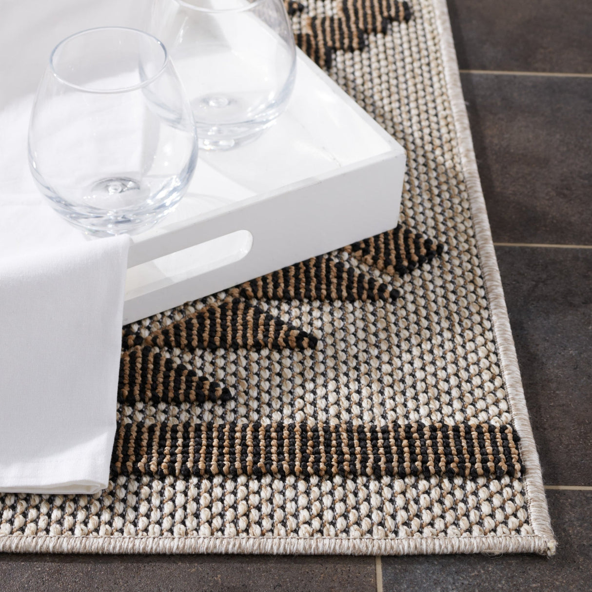 Safavieh Global Glb210B Beige/Dark Beig Rug - Safavieh - glb210b - 7r