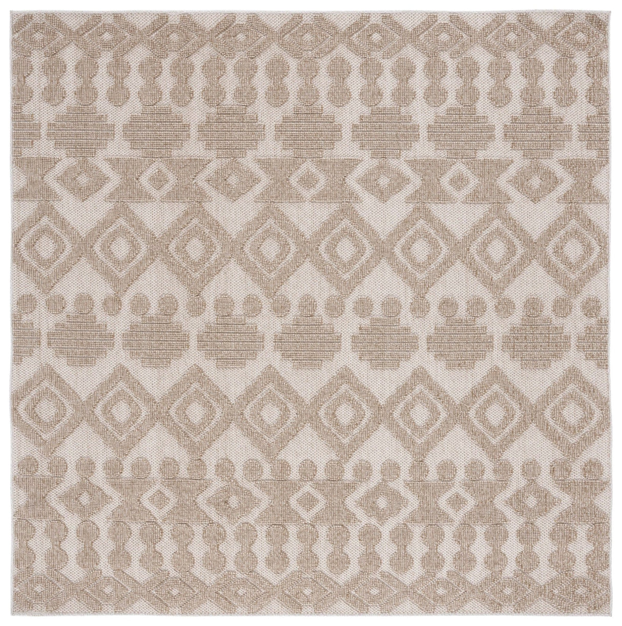 Safavieh Global Glb214B Beige/Brown Rug - Safavieh - glb214b - 7sq