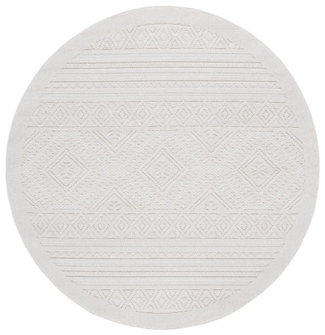 Safavieh Global 6'-7" x 6'-7" Rug in Light Beige / Ivory