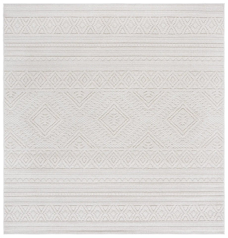 Safavieh Global 6'-7" x 6'-7" Rug in Light Beige / Ivory