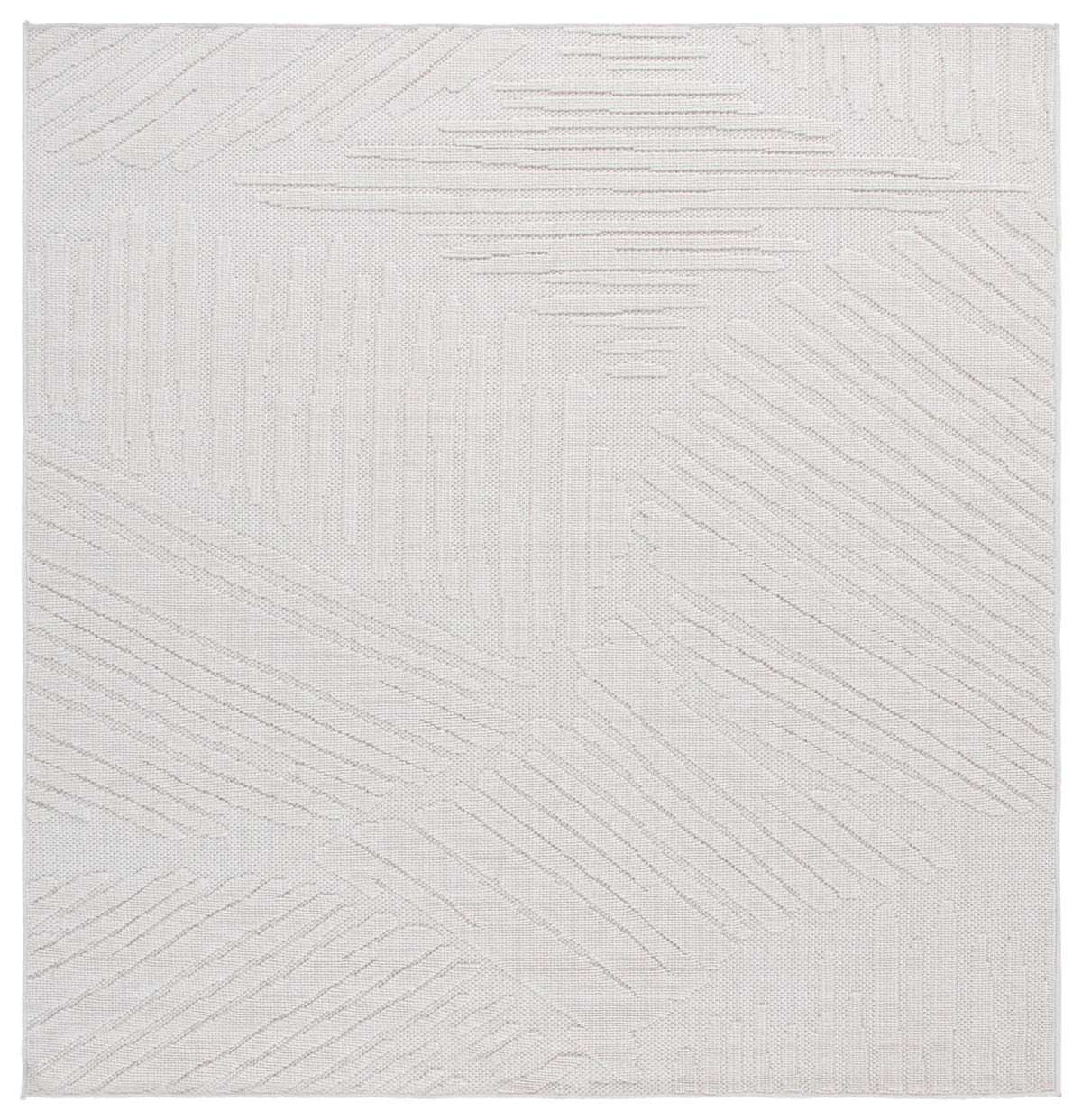 Safavieh Global 6'-7" x 6'-7" Rug in Light Beige / Ivory