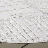 Safavieh Global 6'-7" x 6'-7" Rug in Light Beige / Ivory