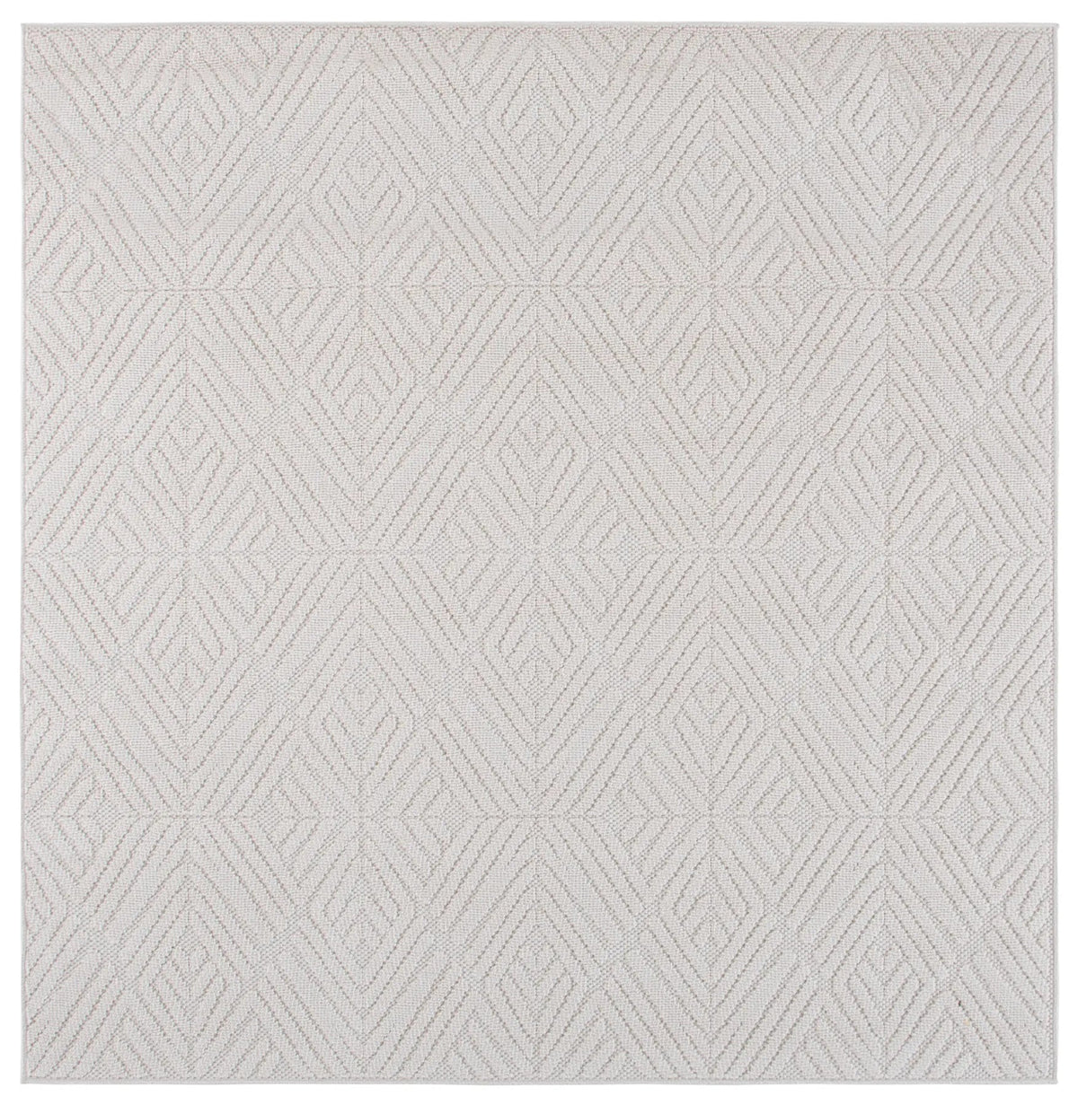 Safavieh Global 6'-7" x 6'-7" Rug in Light Beige / Ivory