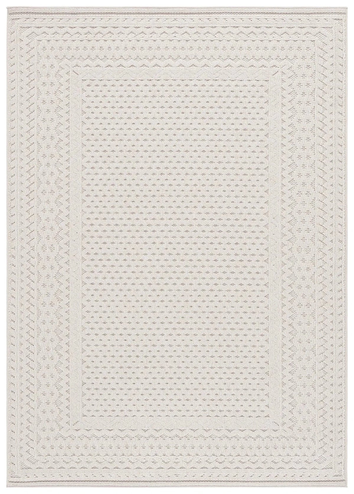 Safavieh Global 4'-0" x 6'-0" Rug in Light Beige / Ivory