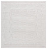 Safavieh Global 6'-7" x 6'-7" Rug in Light Beige / Ivory