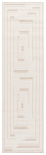 Safavieh Global 2'-2" x 8'-0" Rug in Light Beige / Beige