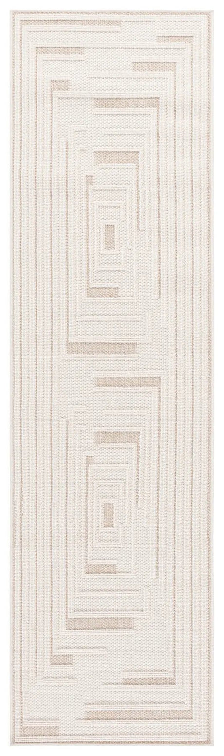 Safavieh Global 2'-2" x 8'-0" Rug in Light Beige / Beige