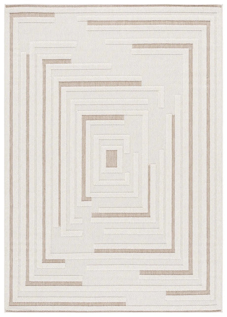 Safavieh Global 4'-0" x 6'-0" Rug in Light Beige / Beige
