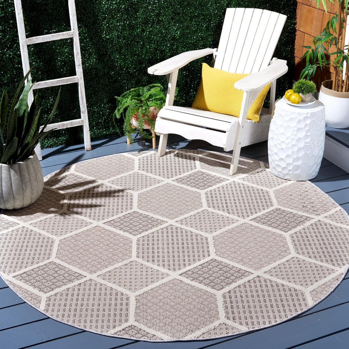 Safavieh Global Glb414F Grey/Ivory Rug - Safavieh - glb414f - 7r
