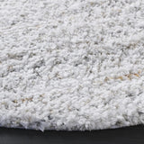 Safavieh Glory Shag 6'-0" x 6'-0" Rug in Ivory / Beige