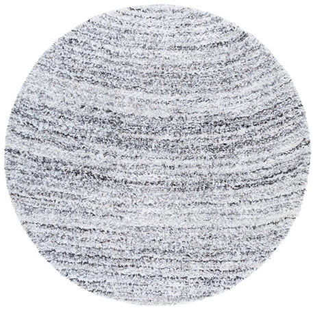 Safavieh Glory Shag 6'-0" x 6'-0" Rug in Ivory / Grey