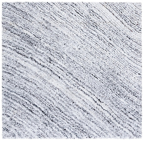 Safavieh Glory Shag 6'-0" x 6'-0" Rug in Ivory / Grey