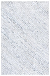 Safavieh Glory Shag 4'-0" x 6'-0" Rug in Ivory / Light Blue