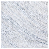 Safavieh Glory Shag 6'-0" x 6'-0" Rug in Ivory / Light Blue