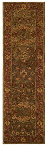 Safavieh Golden Jaipur gj250a Green / Rust Rugs - Safavieh - gj250a - 210