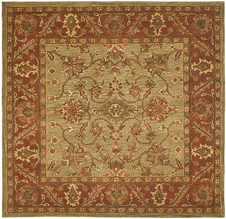 Safavieh Golden Jaipur gj250a Green / Rust Rugs - Safavieh - gj250a - 4r