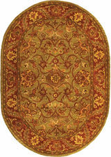 Safavieh Golden Jaipur gj250a Green / Rust Rugs - Safavieh - gj250a - 5ov