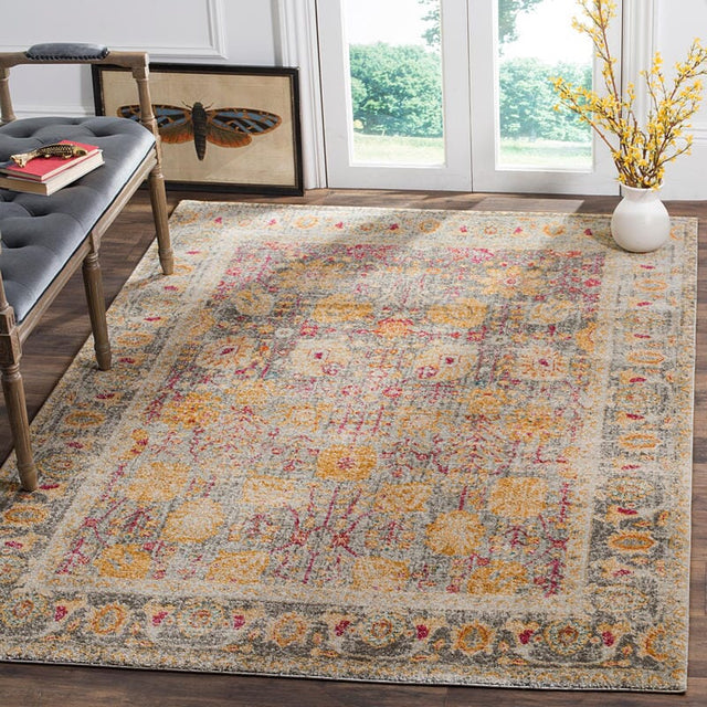 Safavieh Granada Gra350B Light Grey / Multi Rugs - Safavieh - gra350b - 3