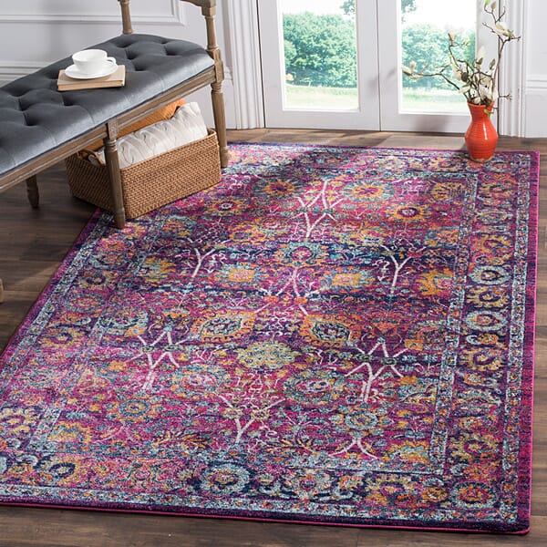 Safavieh Granada Gra352D Fuchsia / Multi Rugs - Safavieh - gra352d - 3