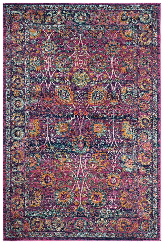 Safavieh Granada Gra352D Fuchsia / Multi Rugs - Safavieh - gra352d - 3