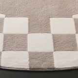 Safavieh Groove 6'-7" x 6'-7" Rug in Beige / Ivory
