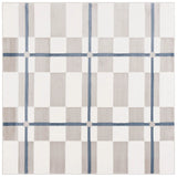 Safavieh Groove 6'-7" x 6'-7" Rug in Ivory / Blue