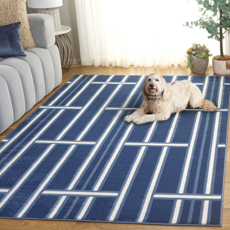 Safavieh Groove Grv118M Blue/Ivory Rug - Safavieh - grv118m - 28
