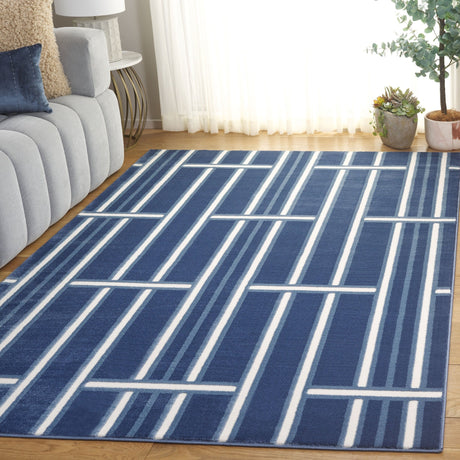 Safavieh Groove Grv118M Blue/Ivory Rug - Safavieh - grv118m - 4